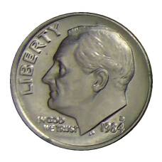 Монета 1 дайм (10 центов) 1984 года D США (аверс)