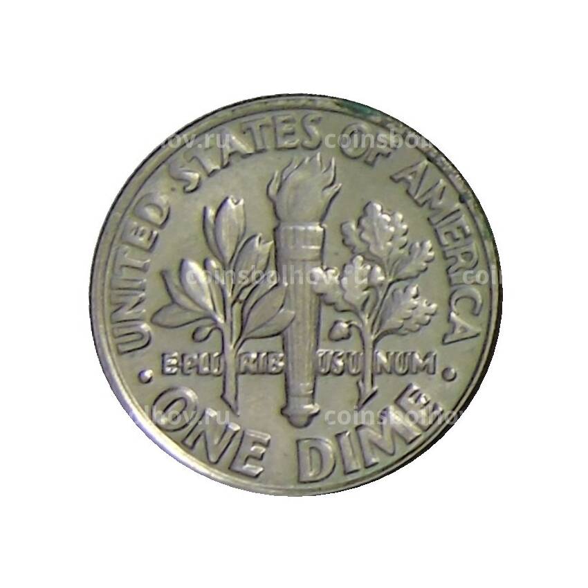 Монета 1 дайм (10 центов) 1984 года D США (вид 2)