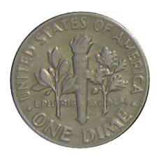 Монета 1 дайм (10 центов) 1976 года D США (реверс)