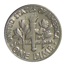 Монета 1 дайм (10 центов) 1983 года D США (реверс)