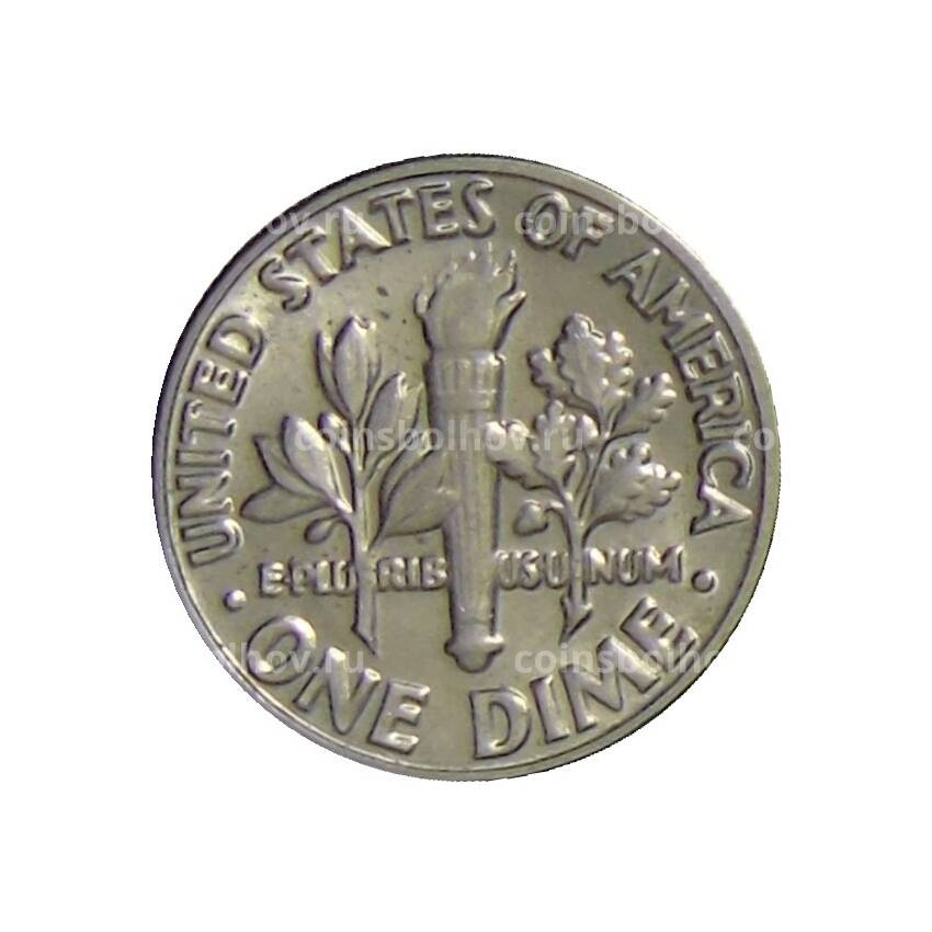 Монета 1 дайм (10 центов) 1983 года D США (вид 2)