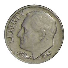 Монета 1 дайм (10 центов) 1970 года D США (аверс)
