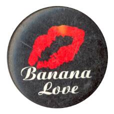 Значок рекламный Banana love