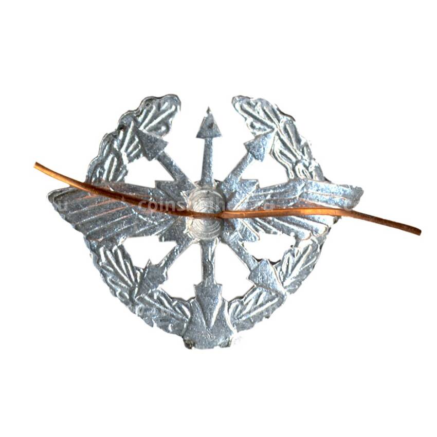 Значок Эмблема петличная «Войска связи» (вид 2)