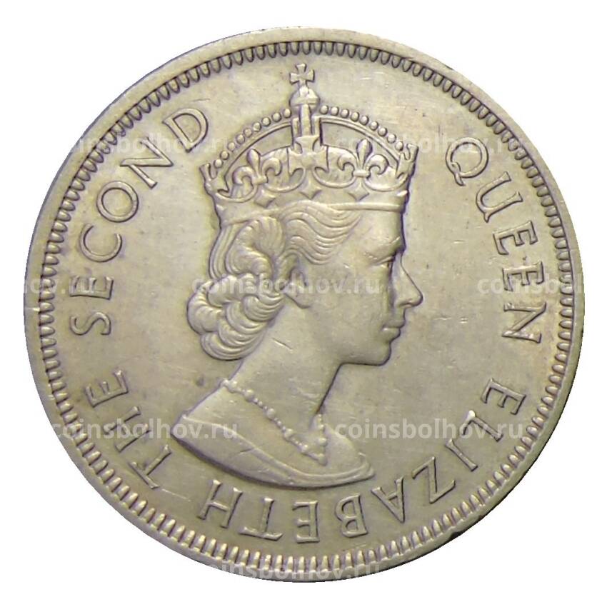 Монета 1 доллар 1972 года Гонконг (вид 2)