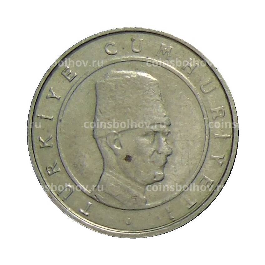 Монета 100000 лир 2002 года Турция (вид 2)