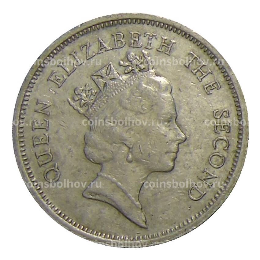 Монета 1 доллар 1990 года Гонконг (вид 2)