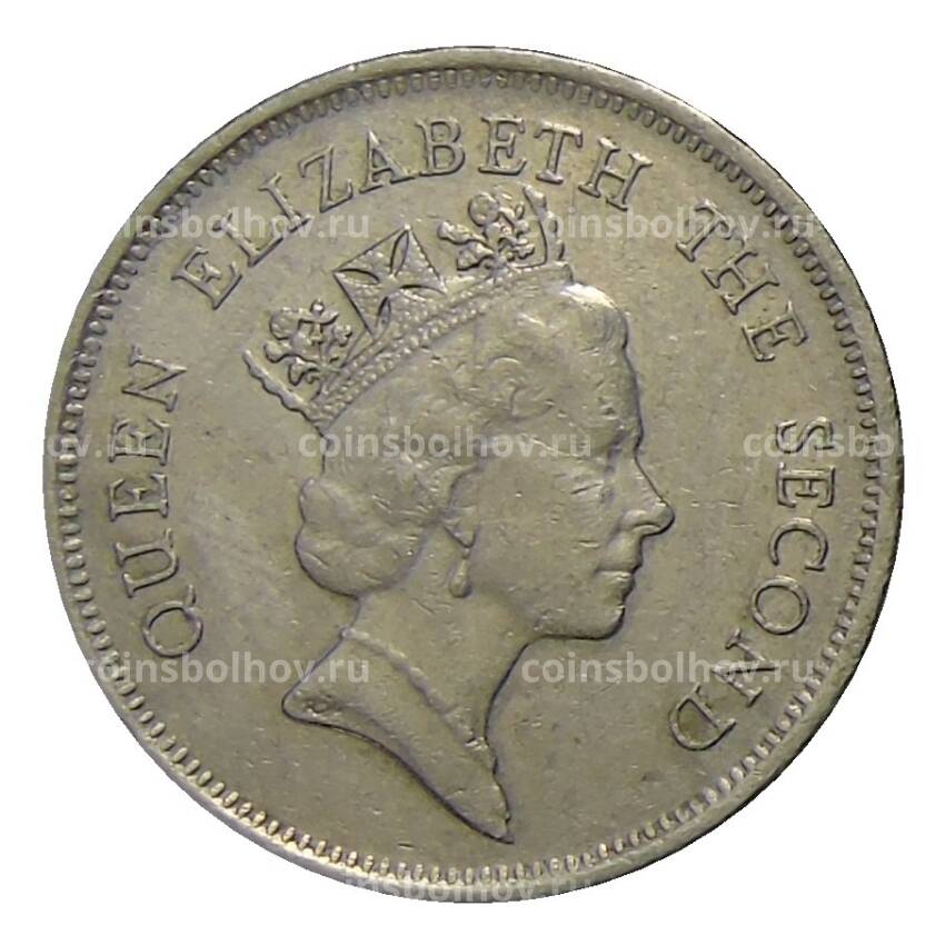 Монета 1 доллар 1991 года Гонконг (вид 2)