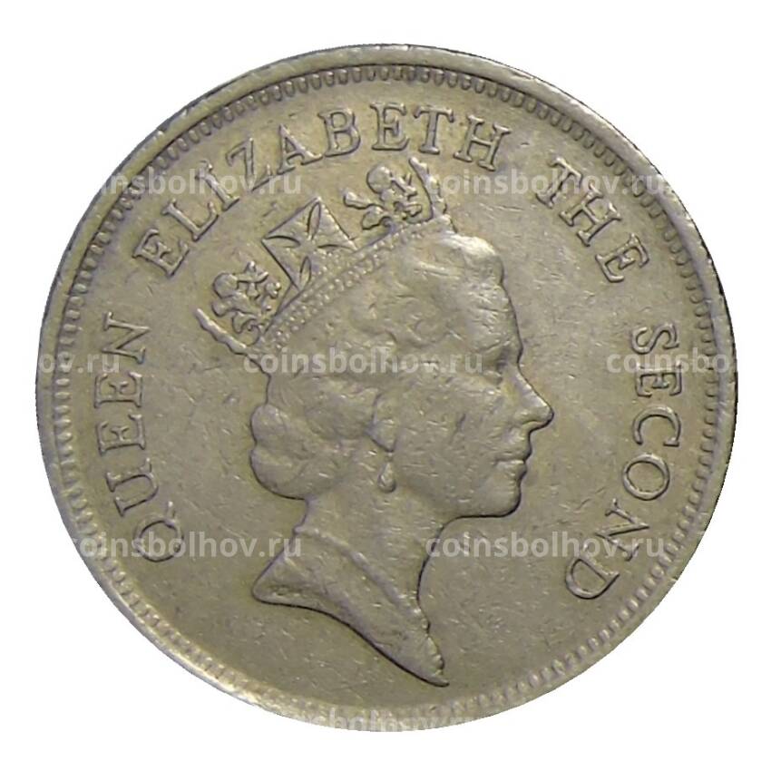 Монета 1 доллар 1987 года Гонконг (вид 2)
