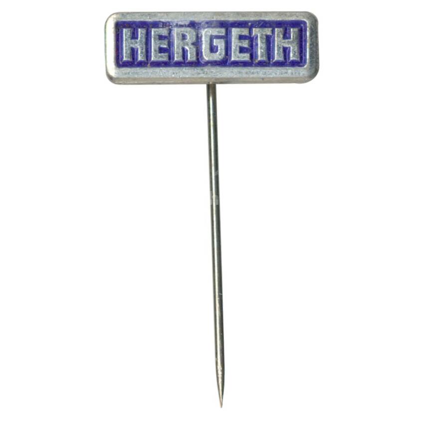 Значок рекламный Hergeth (Германия)