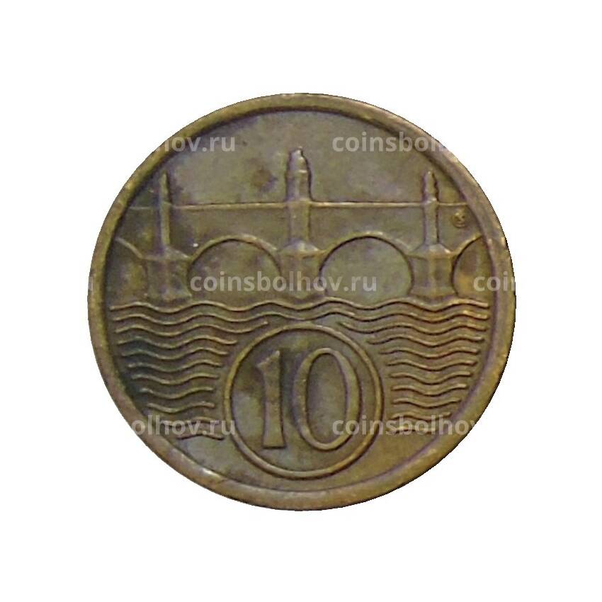 Монета 10 геллеров 1922 года Чехословакия (вид 2)