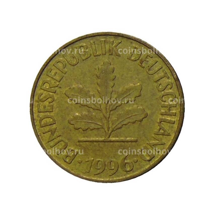 Монета 5 пфеннигов 1996 года A Германия
