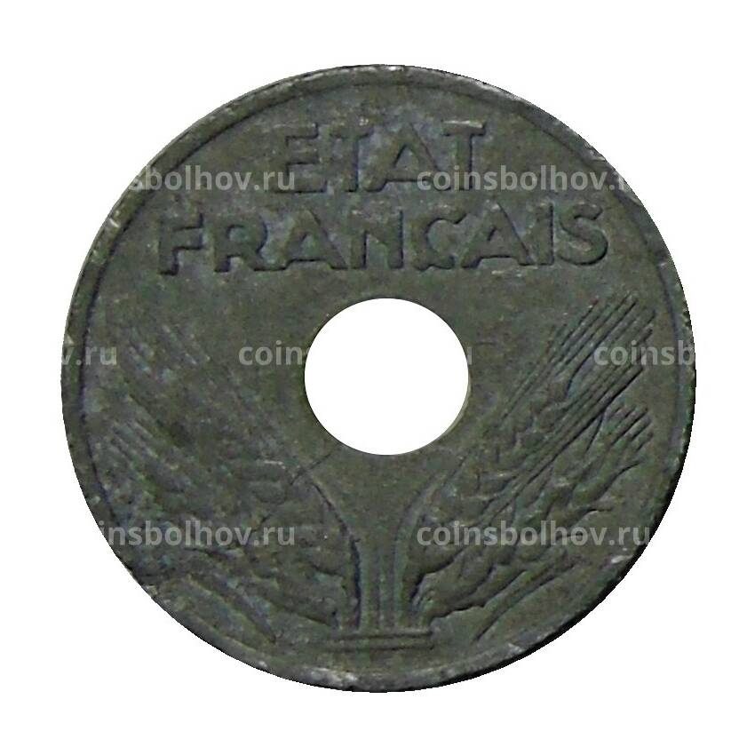 Монета 10 сантимов 1943 года Франция (вид 2)