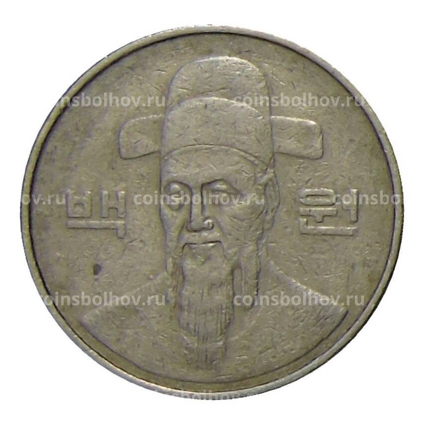 Монета 100 вон 1987 года Южная Корея (вид 2)