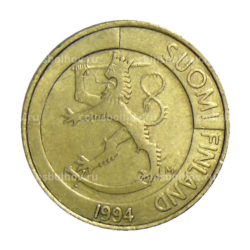 Монета 1 марка 1994 года Финляндия