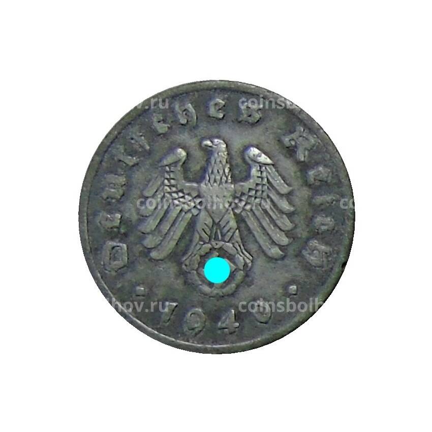 Монета 1 рейхспфенниг 1940 года A Германия