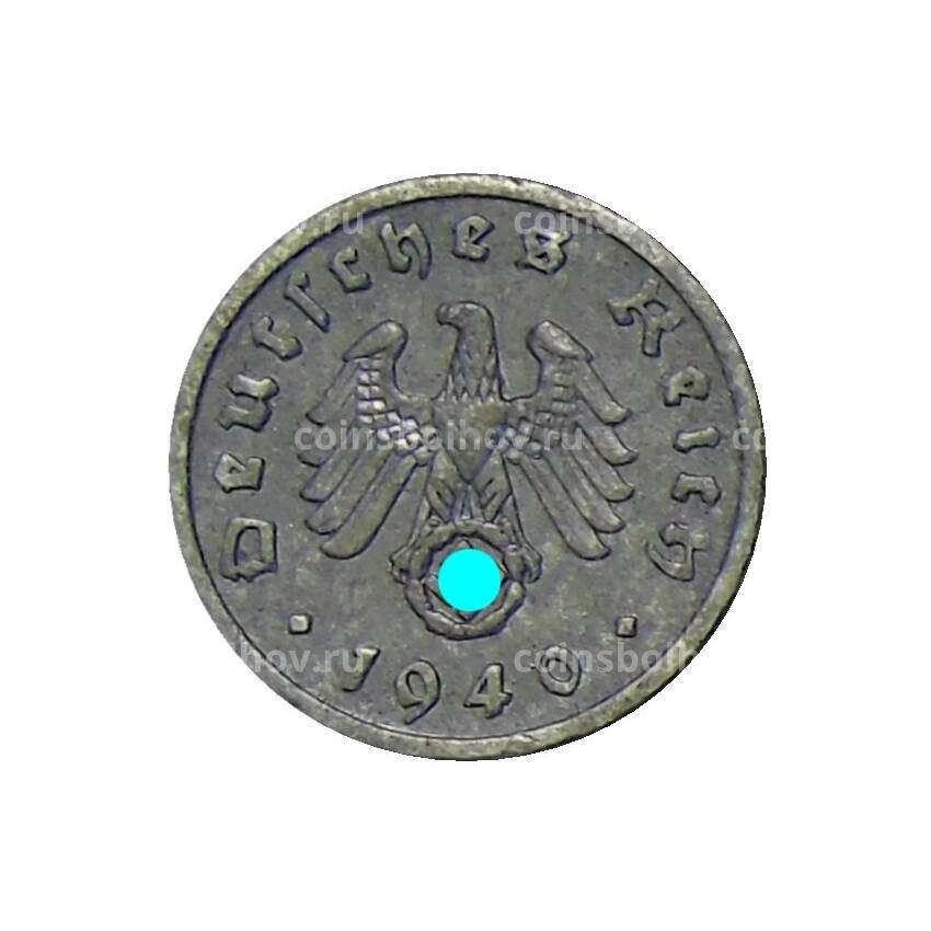 Монета 1 рейхспфенниг 1940 года F Германия