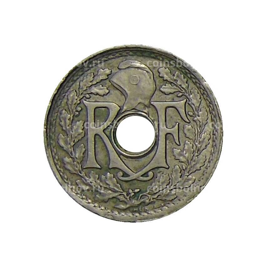 Монета 5 сантимов 1921 года Франция (вид 2)