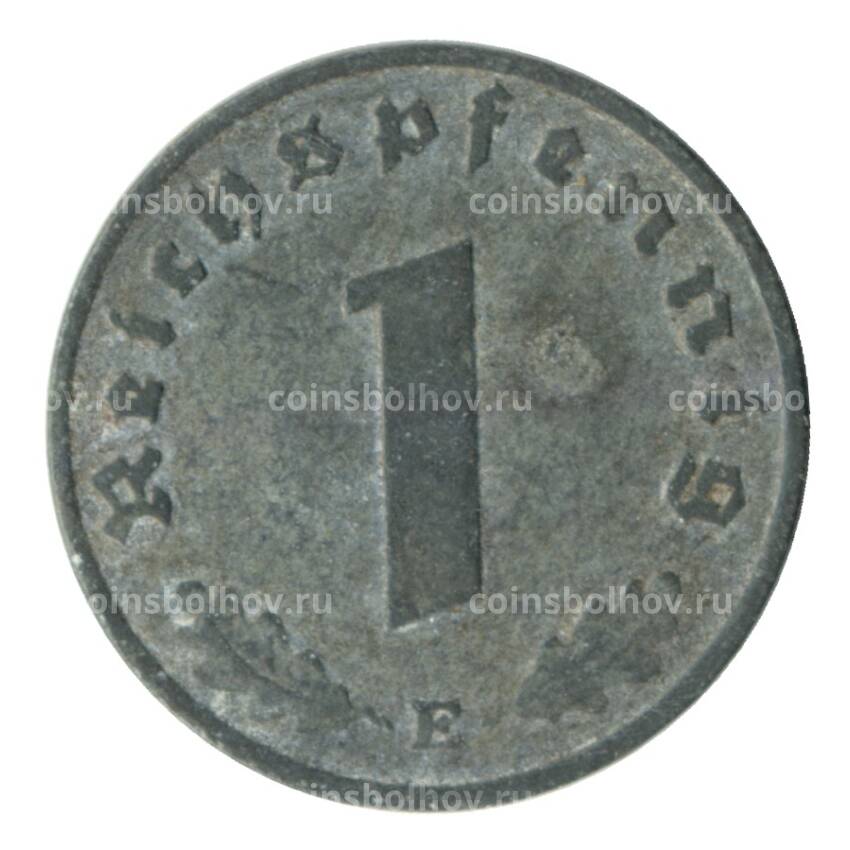 Монета 1 рейхспфенниг 1941 года E Германия (вид 2)