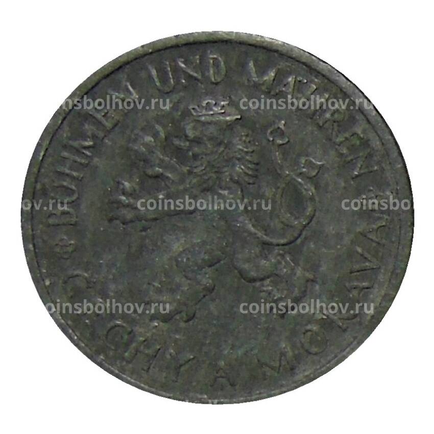 Монета 1 крона 1944 года Чехословакия (Протекторат Богемии и Моравии) (вид 2)