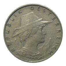 Монета 10 грошей 1925 года Австрия (реверс)