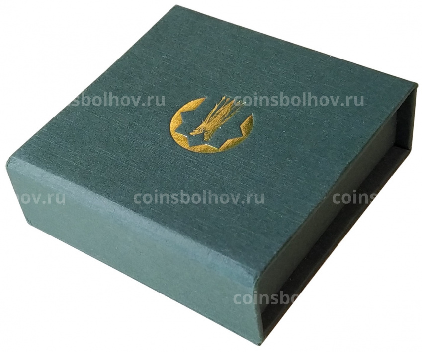 Монета 200 тенге 2018 года Казахстан «Флора и фауна Казахстана — Соболь» в подарочной коробке (вид 4)