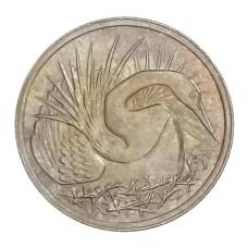 Монета 5 центов 1977 года Сингапур (реверс)