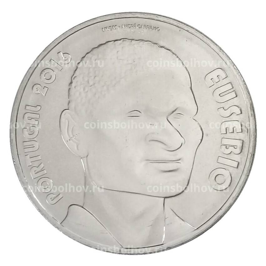 Монета 7,5 евро 2016 года Португалия — Эйсебио (вид 2)