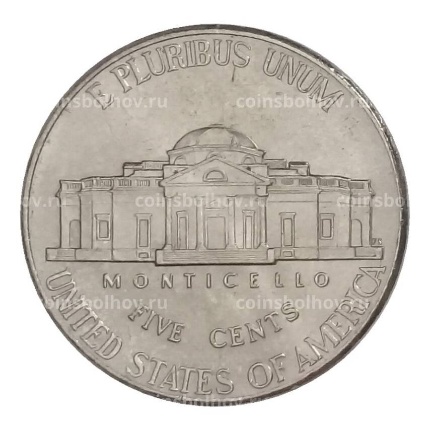 Монета 5 центов 2006 года D США (вид 2)