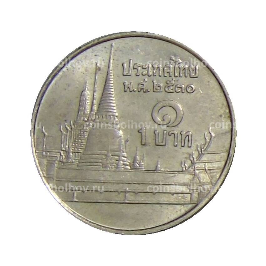 Монета 1 бат 1987 года Таиланд