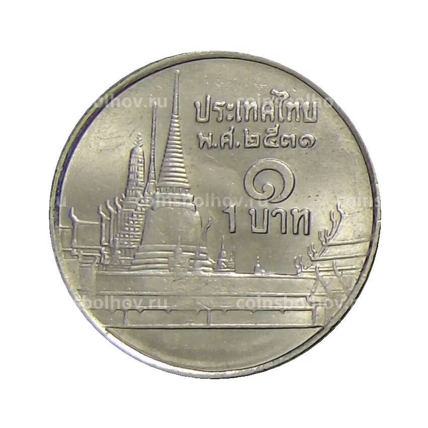 Монета 1 бат 1988 года Таиланд