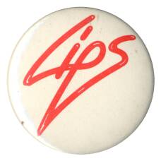 Значок рекламный «Lips»