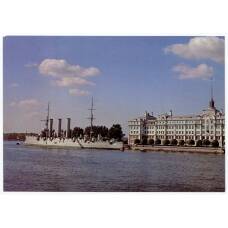 Открытка Ленинград — Крейсер «Аврора»