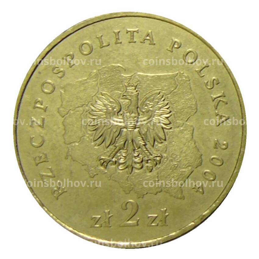 Монета 2 злотых 2004 года Польша — Силезское воеводство (вид 2)