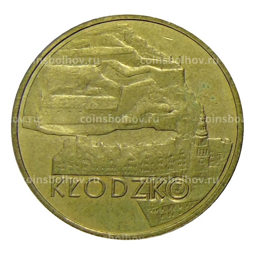 Монета 2 злотых 2007 года Польша — Древние города Польши — Клодзко
