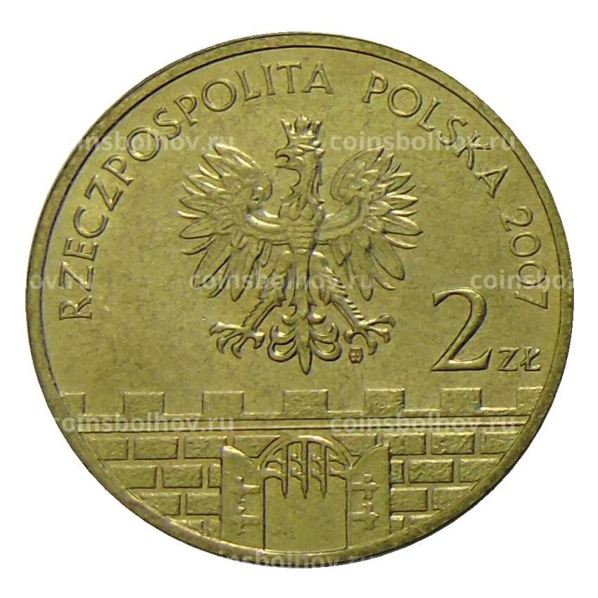 Монета 2 злотых 2007 года Польша — Древние города Польши — Клодзко (вид 2)