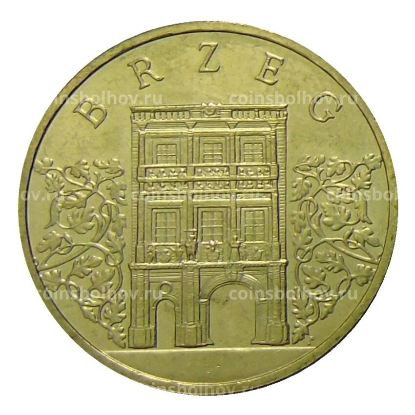 Монета 2 злотых 2007 года Польша — Древние города Польши — Бжег