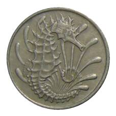 Монета 10 центов 1971 года Сингапур (реверс)