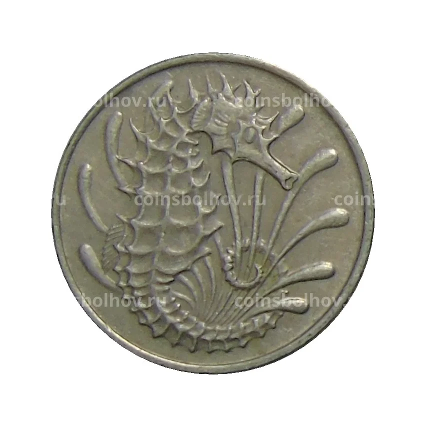 Монета 10 центов 1971 года Сингапур (вид 2)