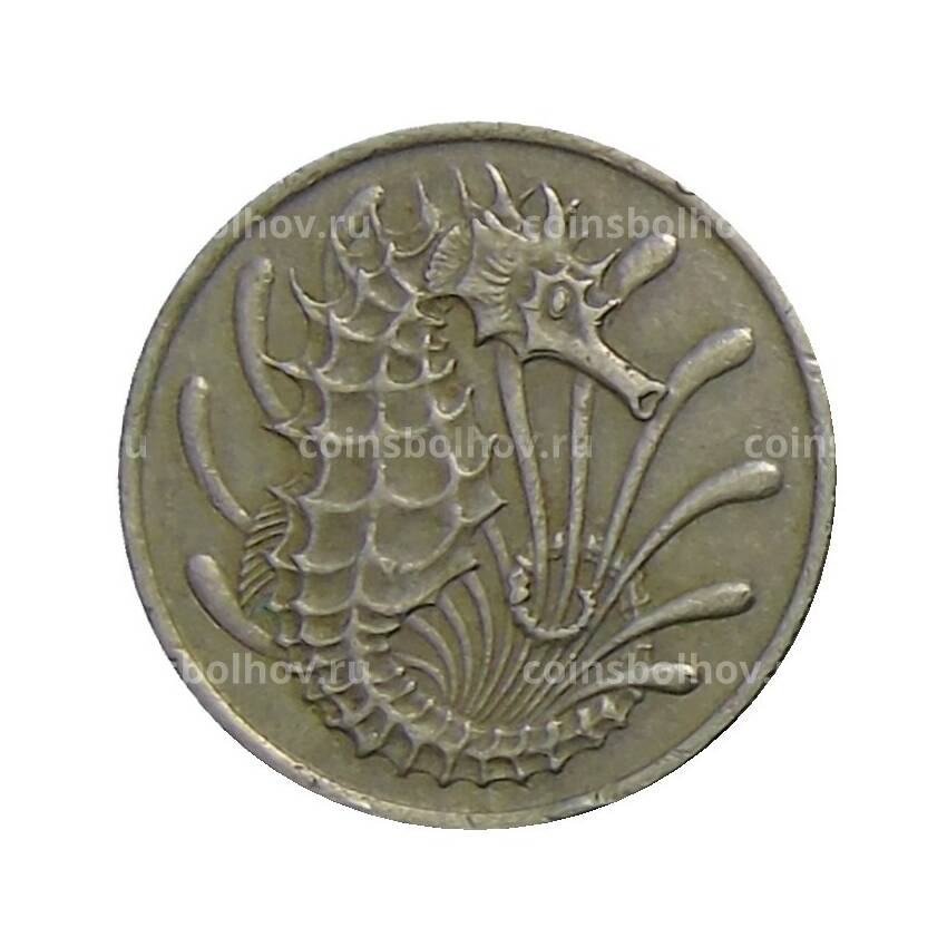 Монета 10 центов 1969 года Сингапур (вид 2)