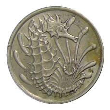 Монета 10 центов 1982 года Сингапур (реверс)