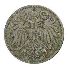 Монета 10 геллеров 1894 года Австрия (реверс)