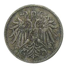 Монета 10 геллеров 1895 года Австрия (реверс)