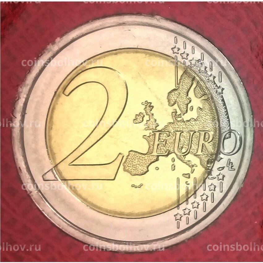 Монета 2 евро 2015 года Ватикан — 8-я Всемирная встреча семей (в подарочном буклете) (вид 2)