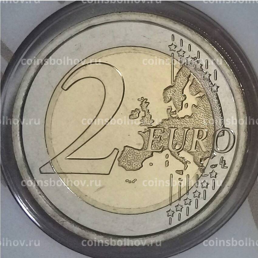 Монета 2 евро 2016 года Сан-Марино — 400 лет со дня смерти Уильяма Шекспира (в блистере) (вид 2)