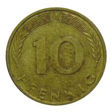 Монета 10 пфеннигов 1994 года A Германия (реверс)