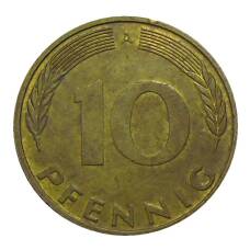 Монета 10 пфеннигов 1994 года A Германия (реверс)