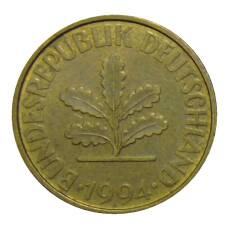 Монета 10 пфеннигов 1994 года A Германия (аверс)