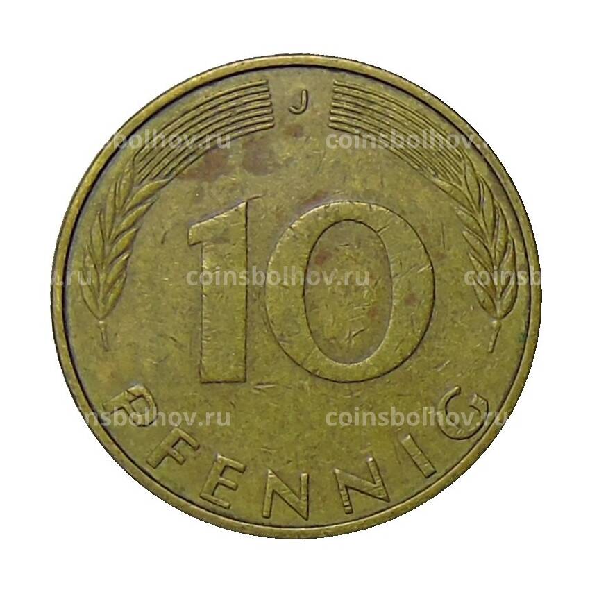 Монета 10 пфеннигов 1973 года J Германия (вид 2)