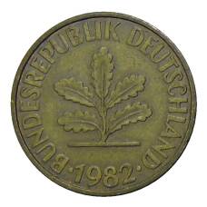 Монета 10 пфеннигов 1982 года D Германия (аверс)